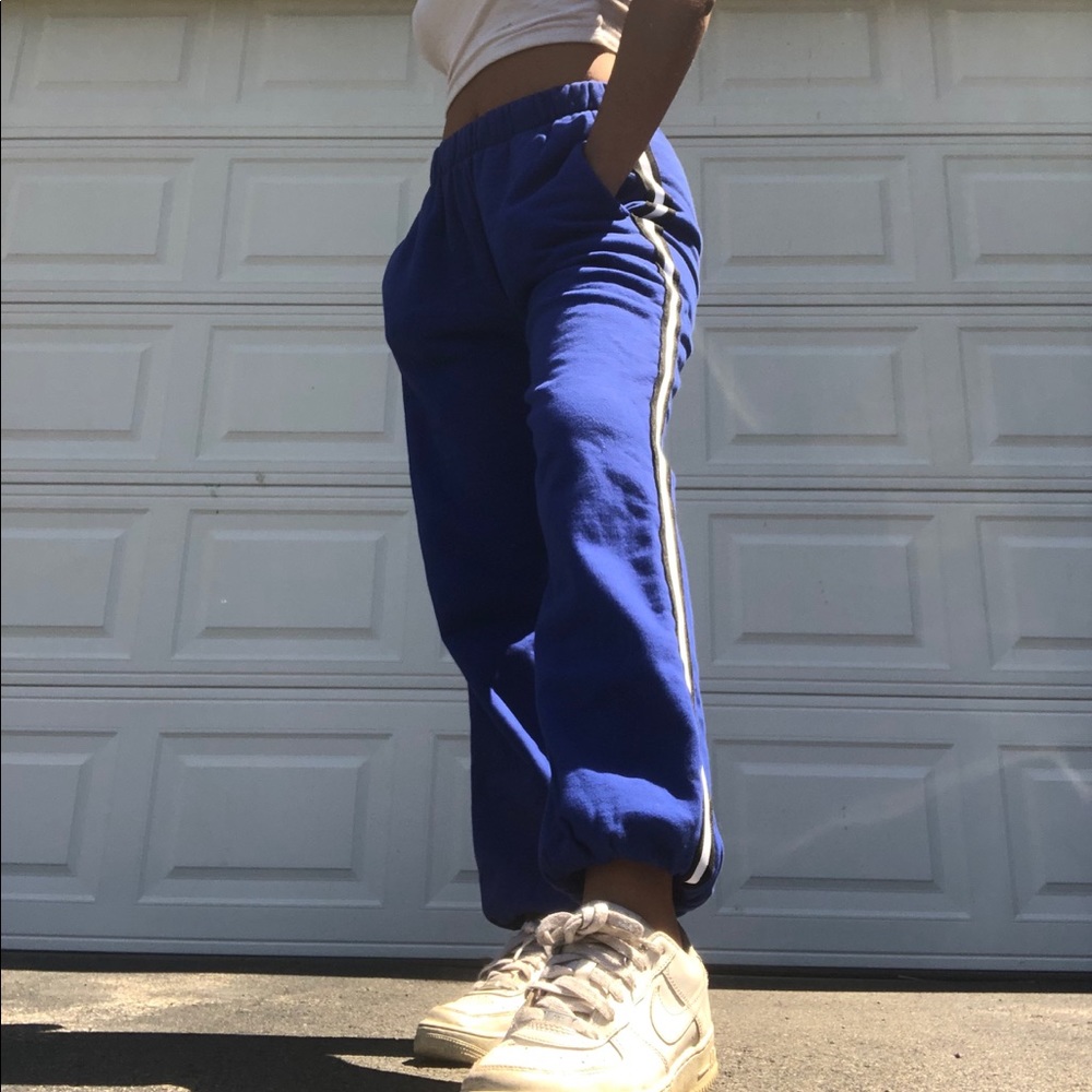 Royal blue Brandy Melville sweats